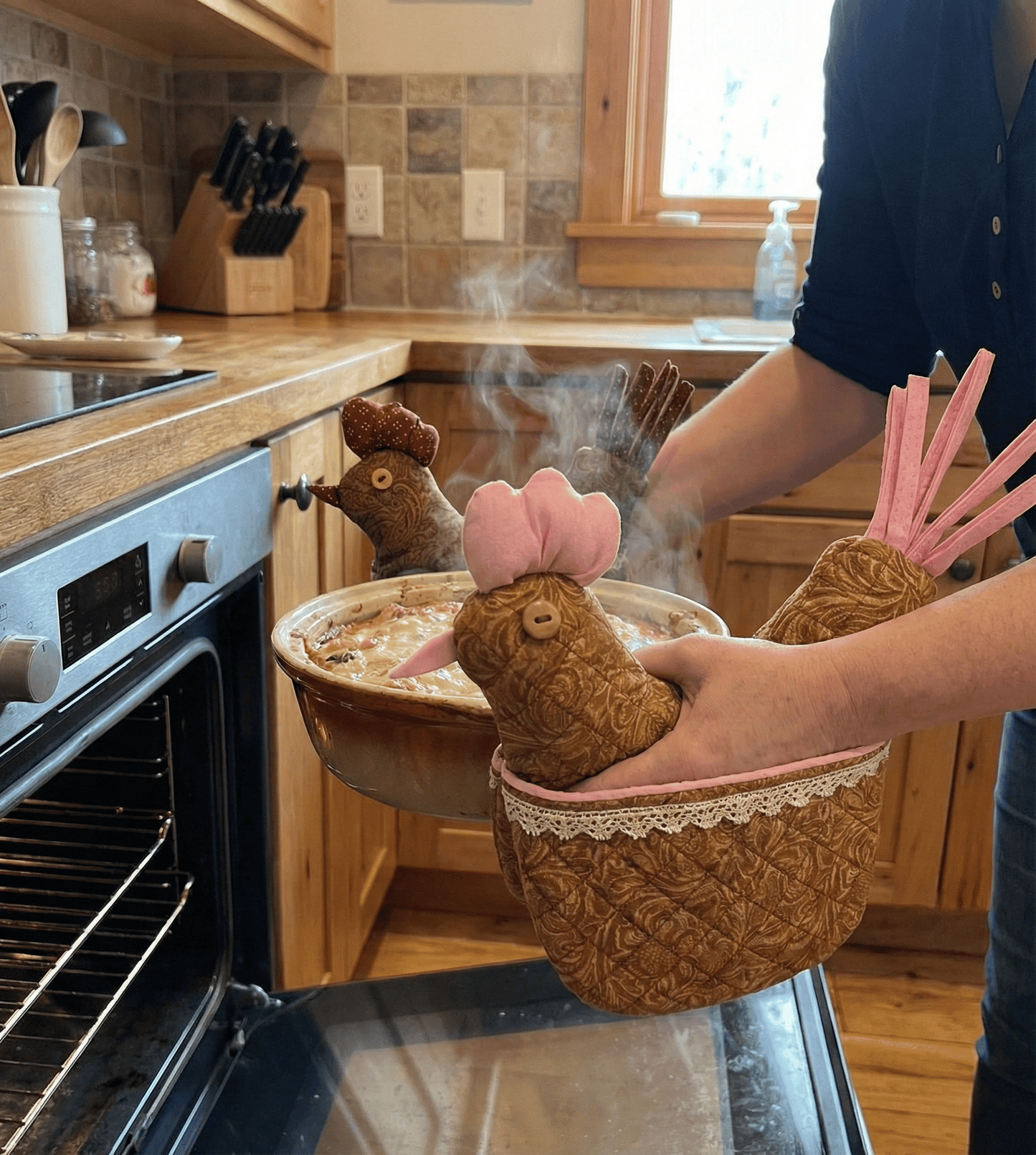 🔥Chicken-shaped Oven Mitts