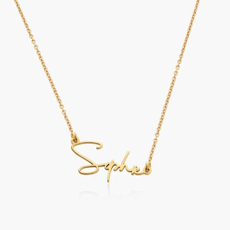 Michelle Personalized Name Necklace with English Letters