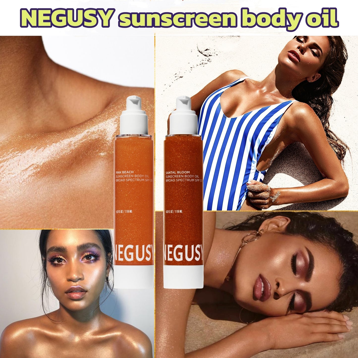 NEGUSY® Sunscreen Body Oil Protect & Glow - SPF Set