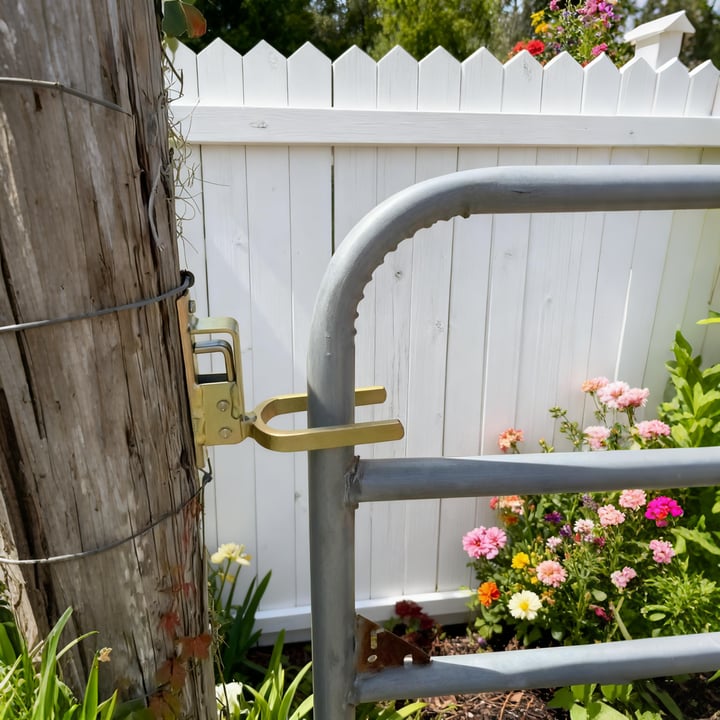 Instant Locking Gate Latch – Prevents Cattle, Sheep & Horses From Escaping