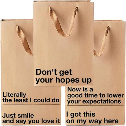 🔥Last Day: Buy 5 Get 5 Free😂MilkToast Snarky Gift Bag🎁Funny Gift Bags(✨5 pcs/Set)