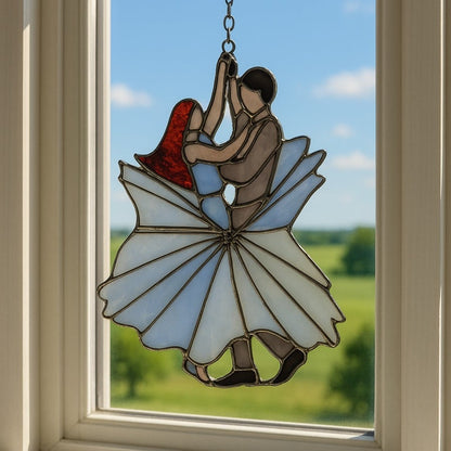 🔥LAST DAY 49% OFF -💃🤘 Handmade Stained Glass Spinner