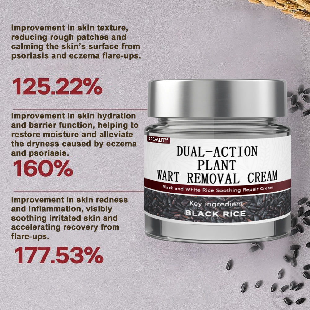 ODALIT™ Black Rice Skin Repair Essence Cream ⚕️ FDA Certified (Removes warts and skin growths, improves keratin buildup and seborrheic dermatitis, follicular keratosis, age spots, and bruising)