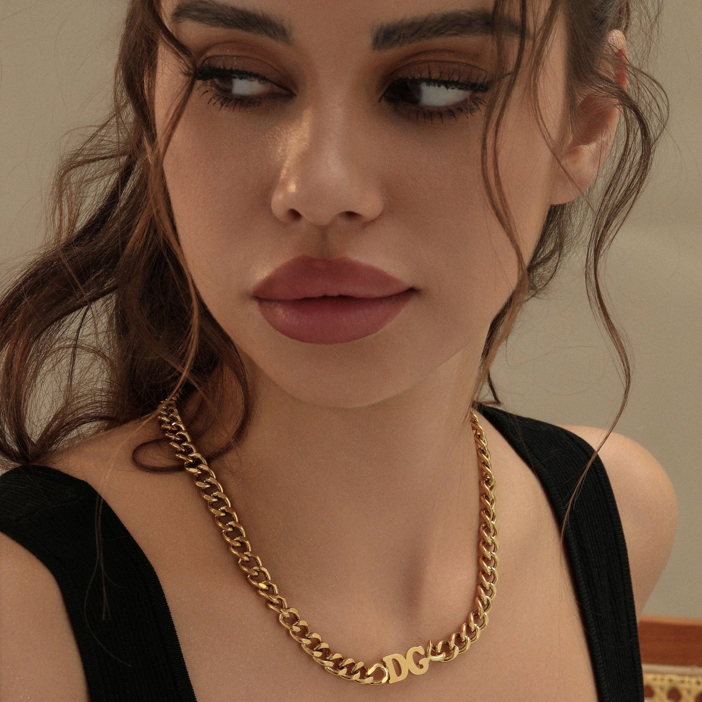 Luka Initials Cuban Chain