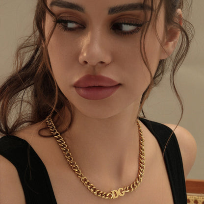 Luka Initials Cuban Chain