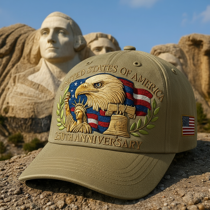 🗽Eagle & Liberty – United States 250th Anniversary Hat🦅(Breathable & Lightweight Comfort & Unisex Fit)