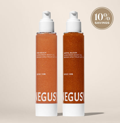 NEGUSY® Sunscreen Body Oil  Protect & Glow - SPF Set
