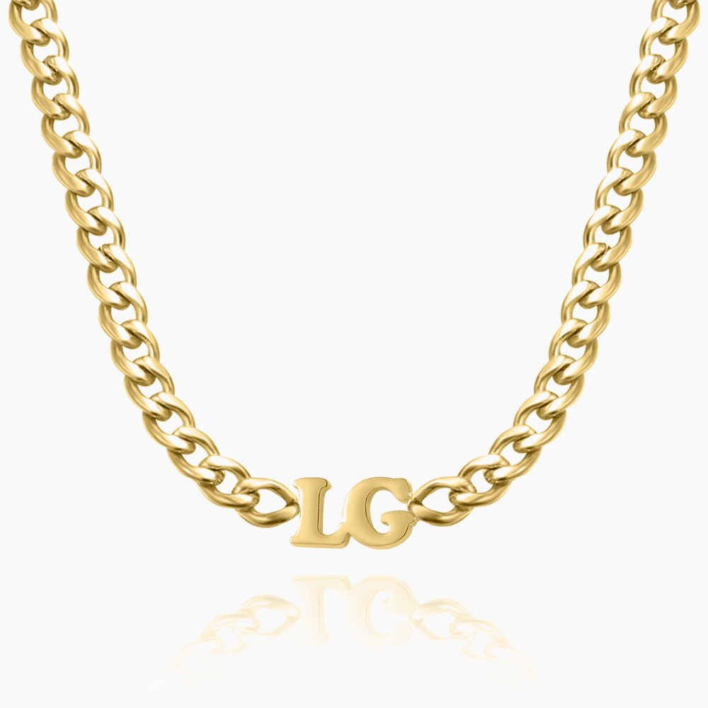Luka Initials Cuban Chain
