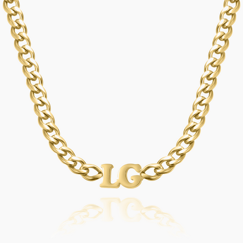 Luka Initials Cuban Chain