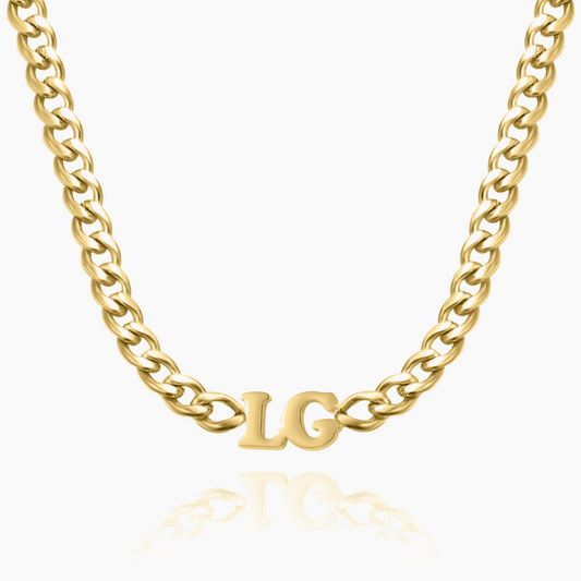 Luka Initials Cuban Chain