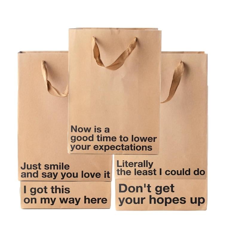 🔥Last Day: Buy 5 Get 5 Free😂MilkToast Snarky Gift Bag🎁Funny Gift Bags(✨5 pcs/Set)