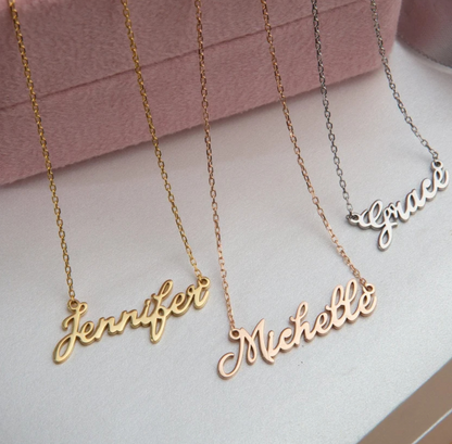 Michelle Personalized Name Necklace with English Letters