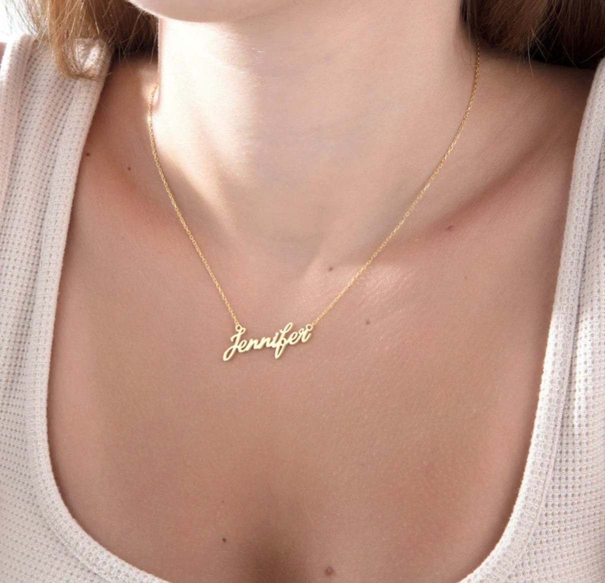 Michelle Personalized Name Necklace with English Letters
