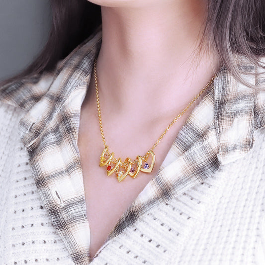 Anika Twisted Heart-Shaped Diamond Pendant Necklace