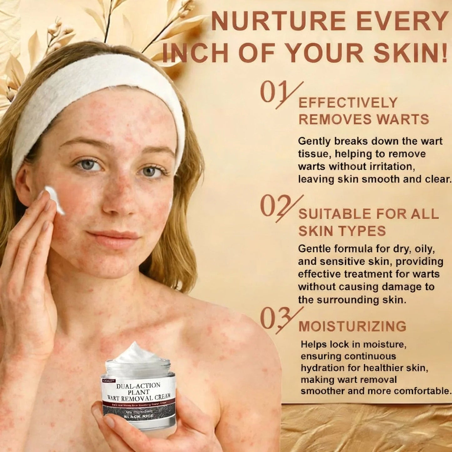 ODALIT™ Black Rice Skin Repair Essence Cream ⚕️ FDA Certified (Removes warts and skin growths, improves keratin buildup and seborrheic dermatitis, follicular keratosis, age spots, and bruising)