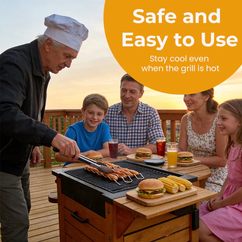 🔥 Grill Master Sausage Roller Rack — Perfect Hot Dogs Every Time! 🌭✨