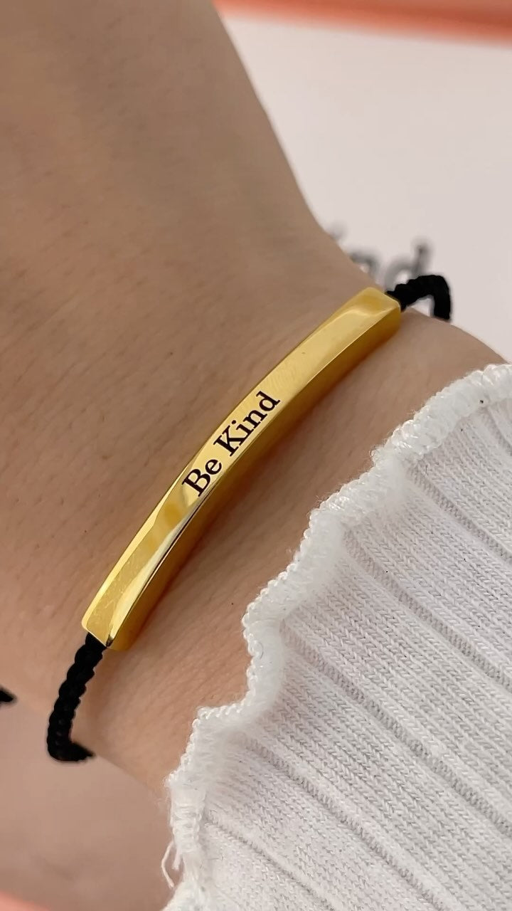 Nora Double Meaning Inspirational Tube Bracelet