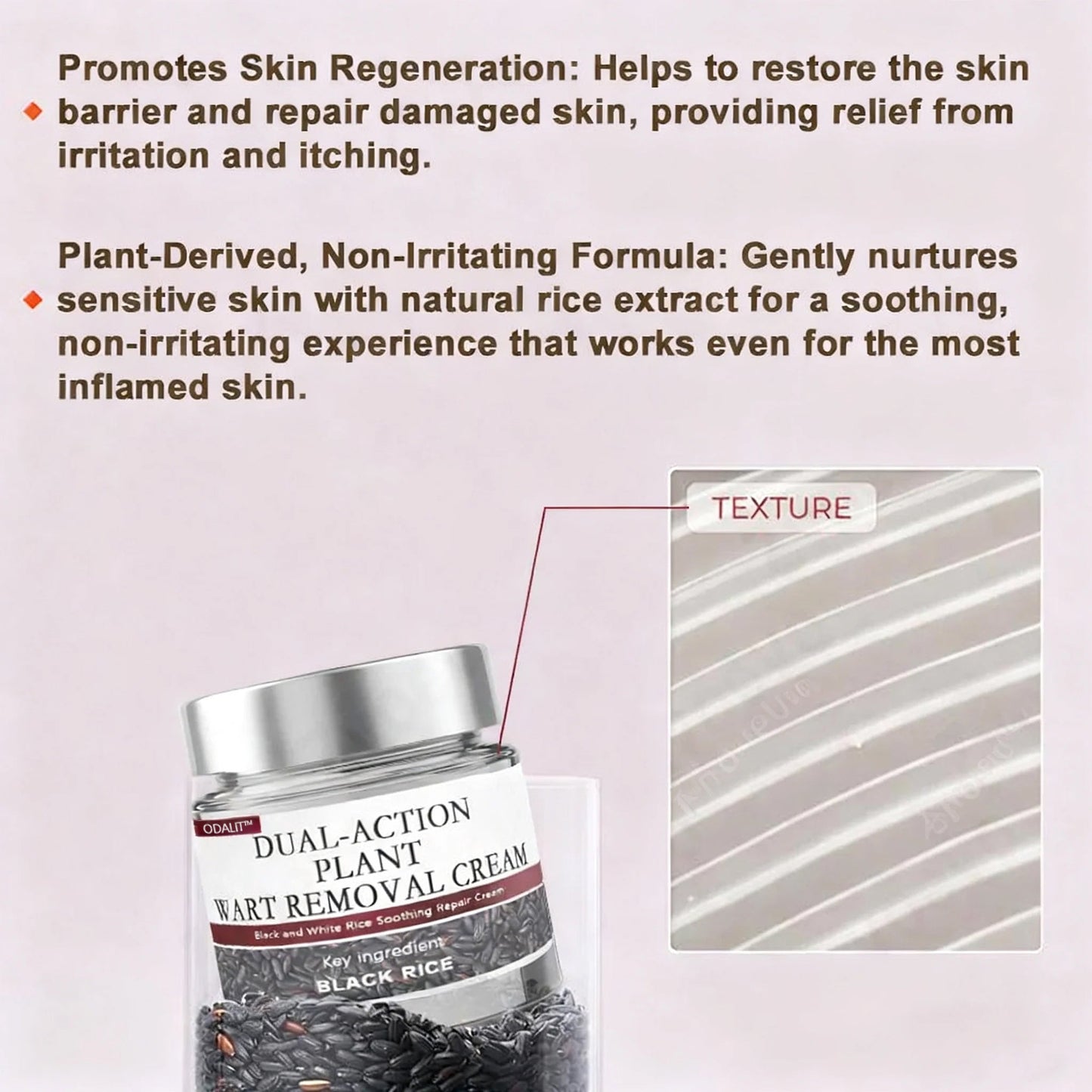 ODALIT™ Black Rice Skin Repair Essence Cream ⚕️ FDA Certified (Removes warts and skin growths, improves keratin buildup and seborrheic dermatitis, follicular keratosis, age spots, and bruising)