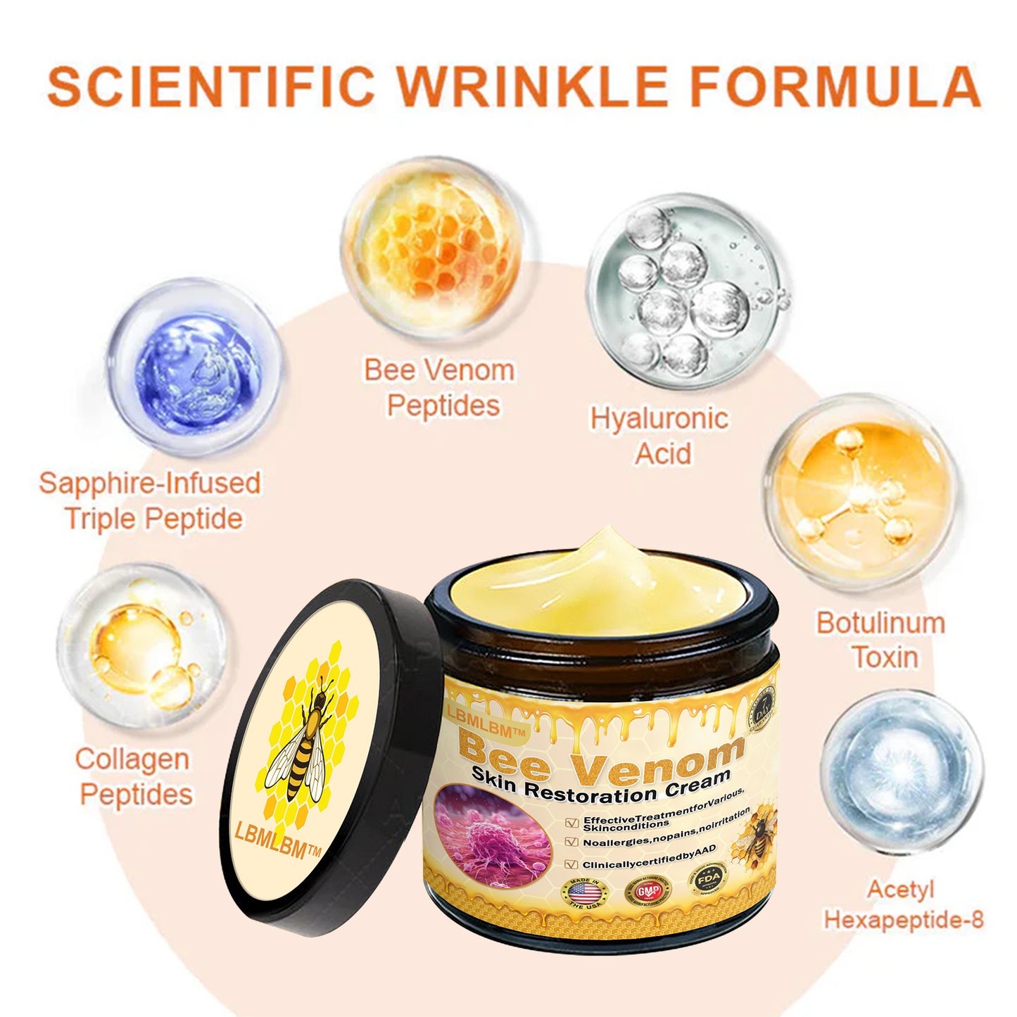 🍯 FDA Approved: LBMLBM™ Bee Venom Pro Repair Cream — 🔥80% OFF for a Limited Time!🔥