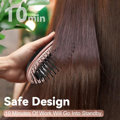 ✨ Mini Cordless Hair Straightener Comb for Bangs – Perfect for Travel & On-the-Go Styling!