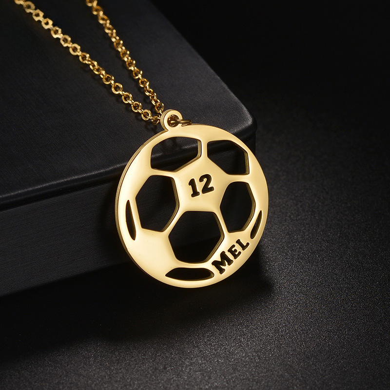Maya Hollow Name Sport Necklace