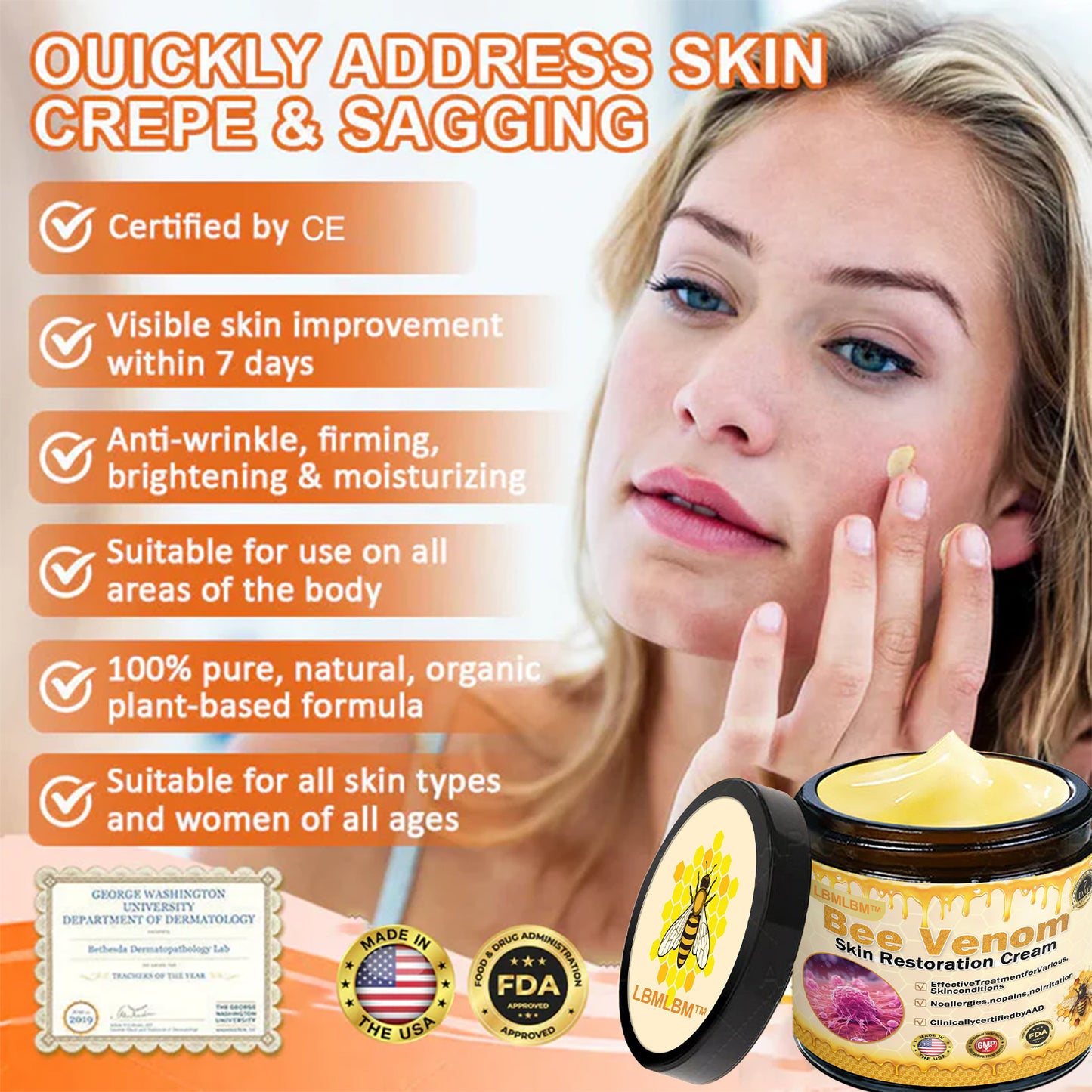 🍯 FDA Approved: LBMLBM™ Bee Venom Pro Repair Cream — 🔥80% OFF for a Limited Time!🔥