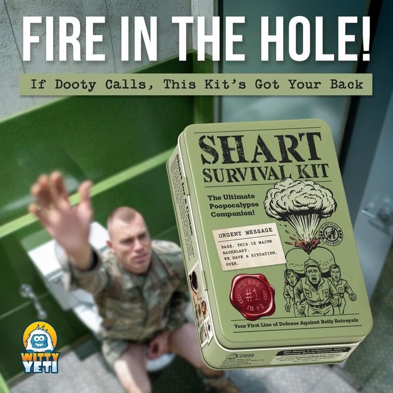 🔥Last Day 49% OFF - 🤣✨Military-Grade Shart Survival Kit for When Your Butt Commits Treason