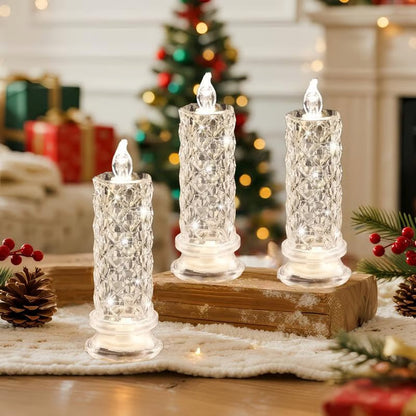 ✨ LED Crystal Candle Lights by LBMLBM™ – Long-Lasting, Elegant Tabletop Lighting for a Romantic Ambiance in Any Room 💖