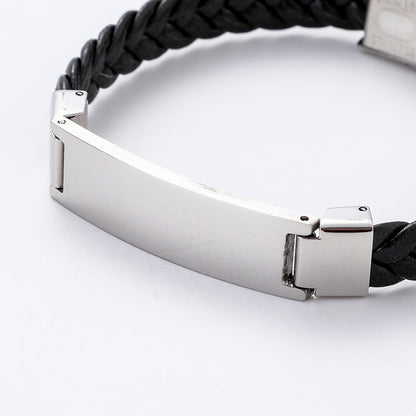 Harris Engraved Rope Bracelet