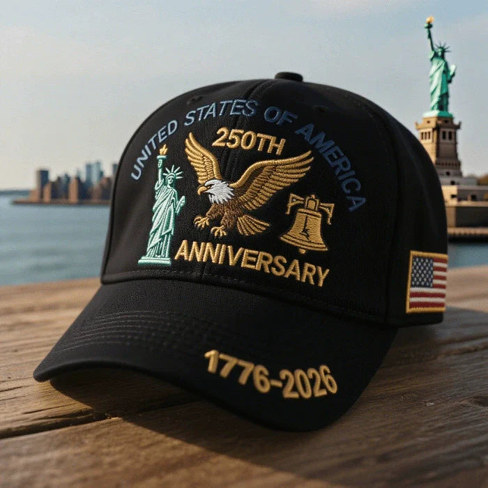🗽Eagle & Liberty – United States 250th Anniversary Hat🦅(Breathable & Lightweight Comfort & Unisex Fit)