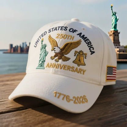 🗽Eagle & Liberty – United States 250th Anniversary Hat🦅(Breathable & Lightweight Comfort & Unisex Fit)