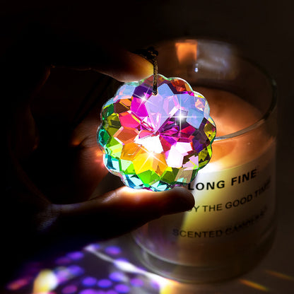 "Dancing Light & Rainbow" Crystal Pendant-Catch the Sunlight · Release the Rainbow · Brighten Every Space