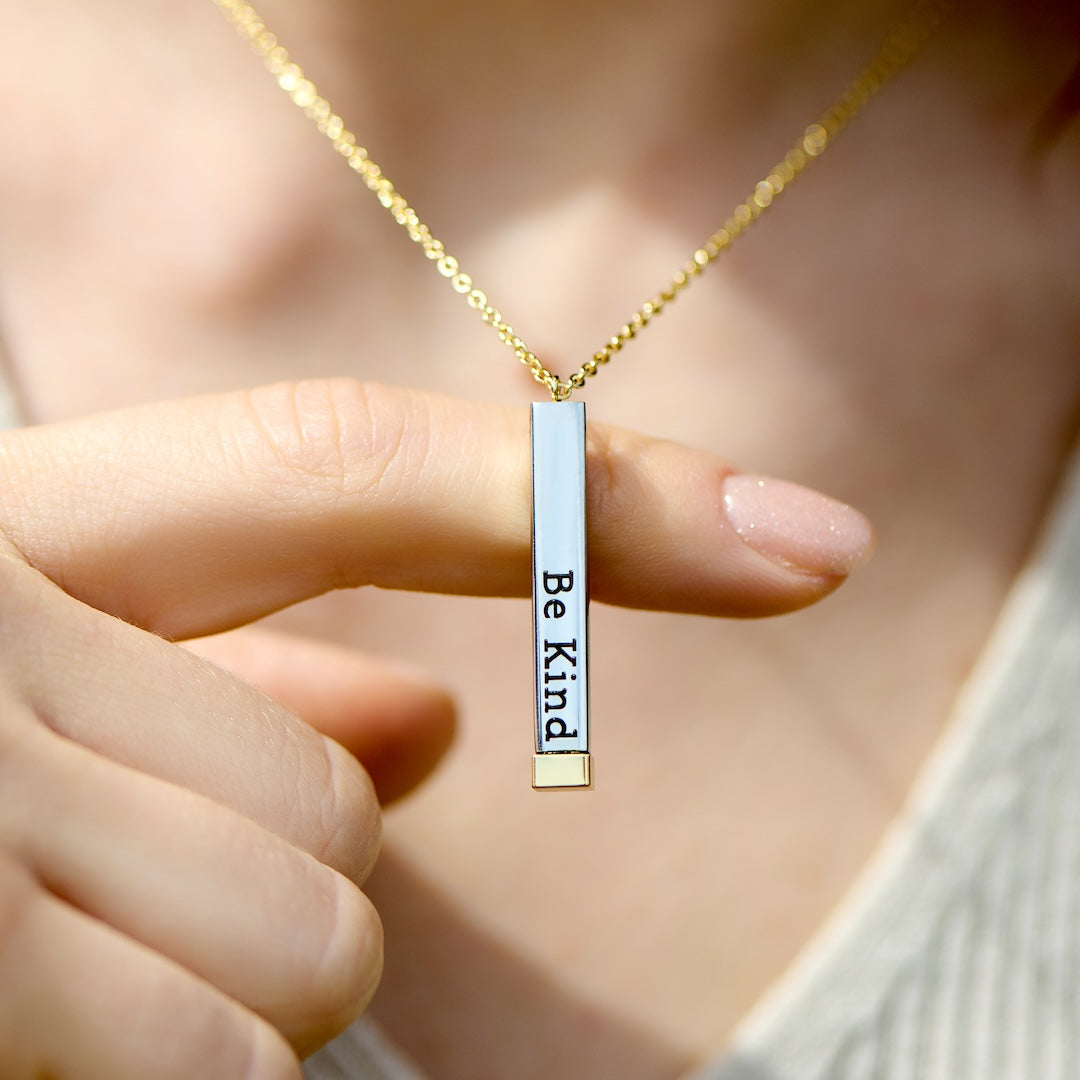Evelyn Personalized Hidden Message Necklace