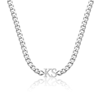 Luka Initials Cuban Chain