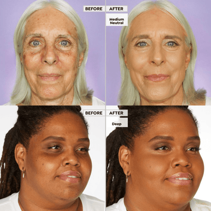 ✨Full-Coverage Foundation with Skin Buffing Brush