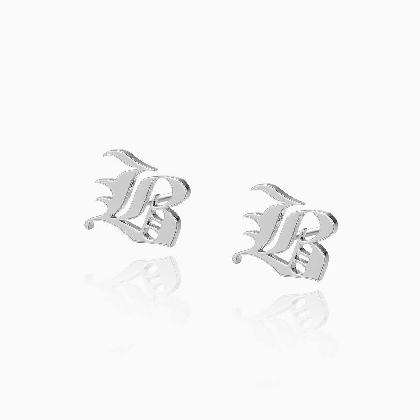 Avani Gothic Initial Earrings