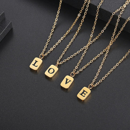 Layla Letter Initial Necklace
