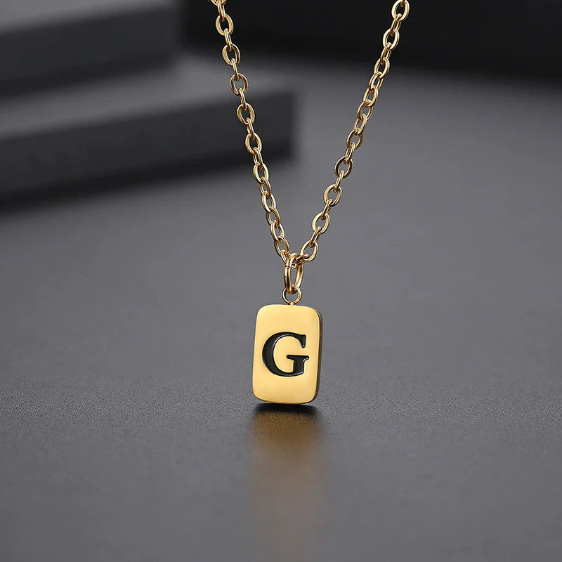 Layla Letter Initial Necklace