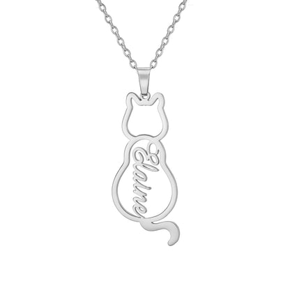 Ophélie Purrsonalized Cat Necklace
