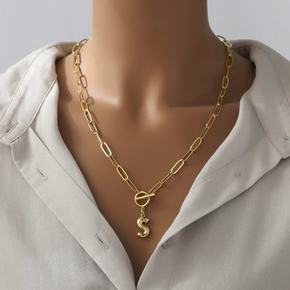 Riley Letter Initial Necklace