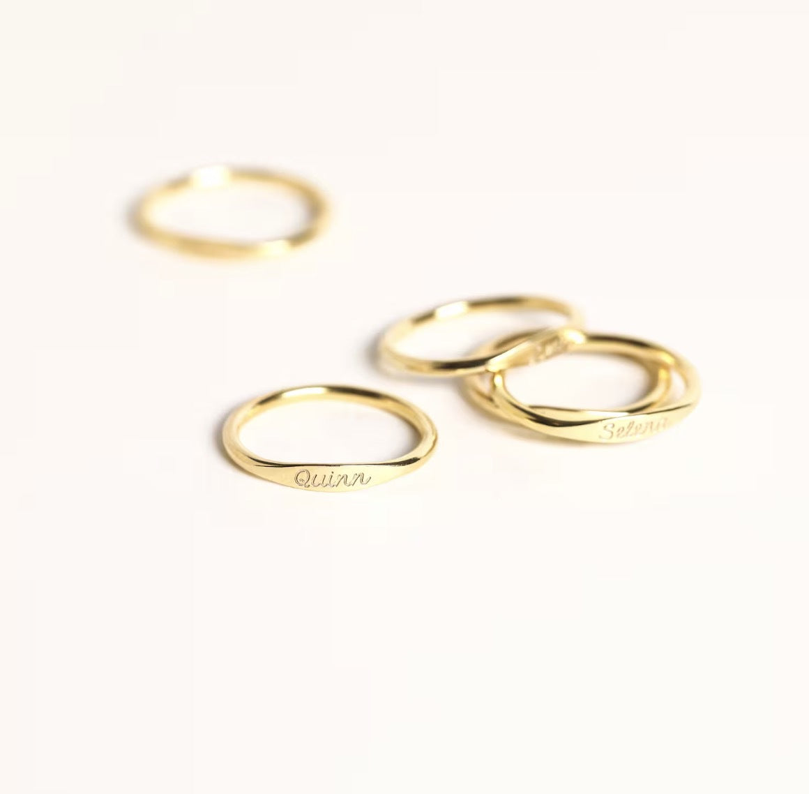 Holly Customizable Love & Name Ring