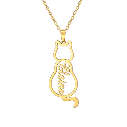 Ophélie Purrsonalized Cat Necklace