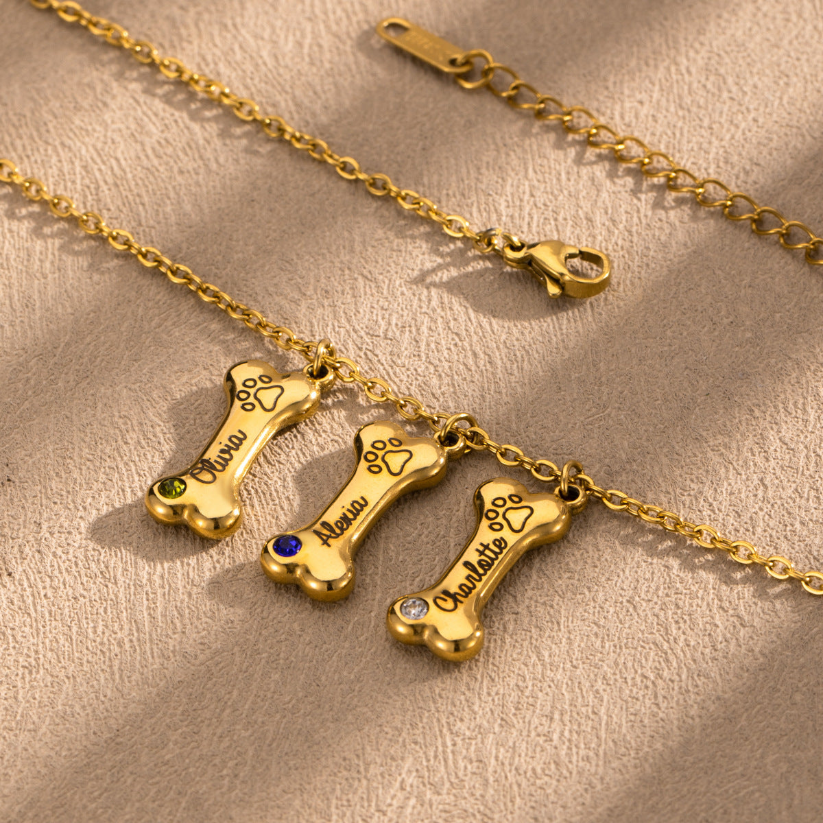 Loris 3D Bone DIY Name Necklace