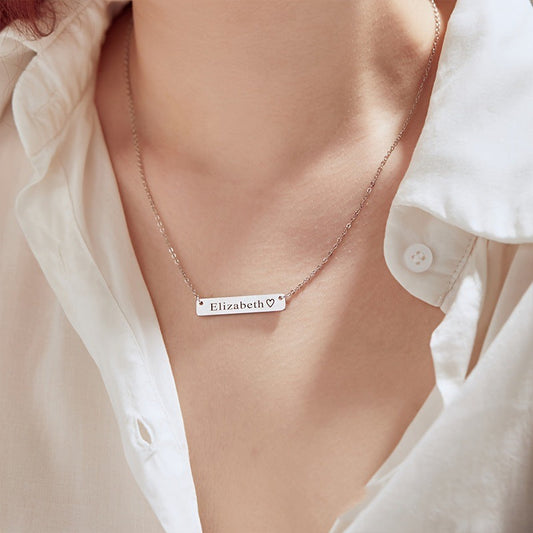 Scarlett Personalized Name Bar Necklace