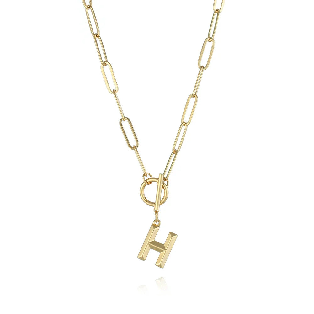 Riley Letter Initial Necklace
