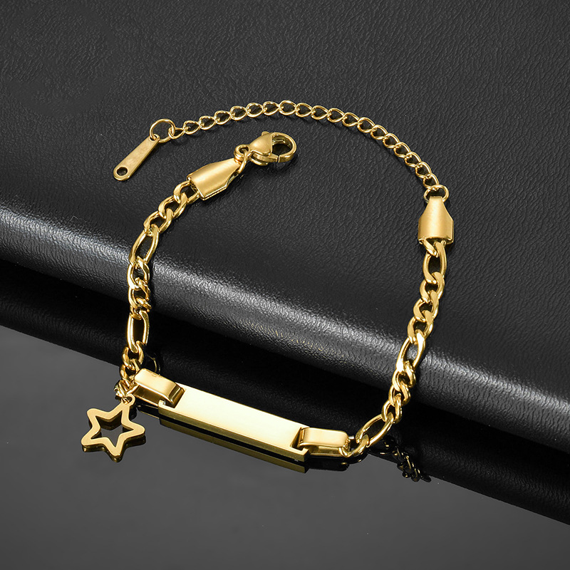 Alitzel Shape Personalized Engraved Bracelet