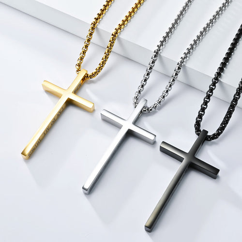 Tessa Personalized Cross Necklace