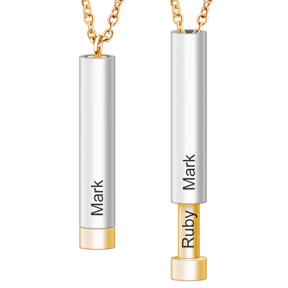 Evelyn Personalized Hidden Message Necklace