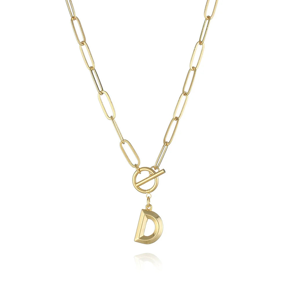 Riley Letter Initial Necklace