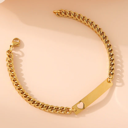 Harmony Golden Sun and Moon DIY Engraved Bracelet